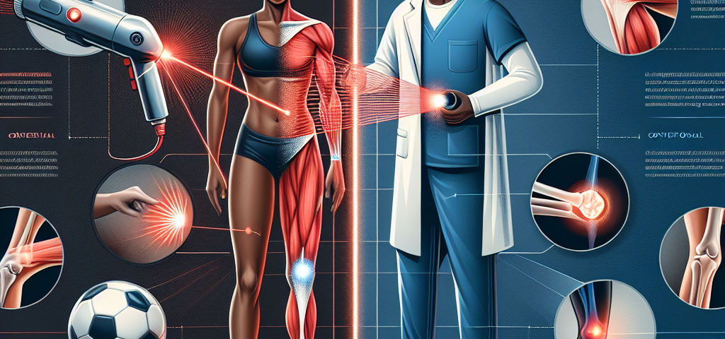 Comparaison : thérapie au laser versus méthodes conventionnelles pour les blessures sportives