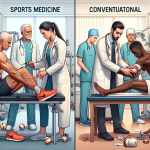 Comparaison : médecine sportive vs traitements conventionnels des blessures