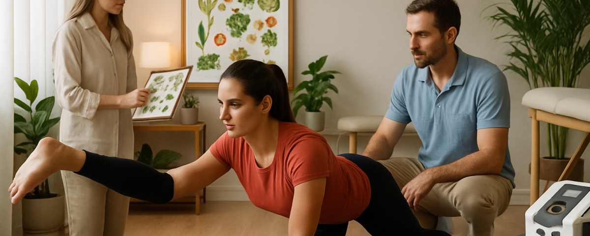 naturopathie et physiothérapie intégrées pour sportifs, boostez la performance, accélérez la récupération et prévenez les blessures, soins personnalisés.