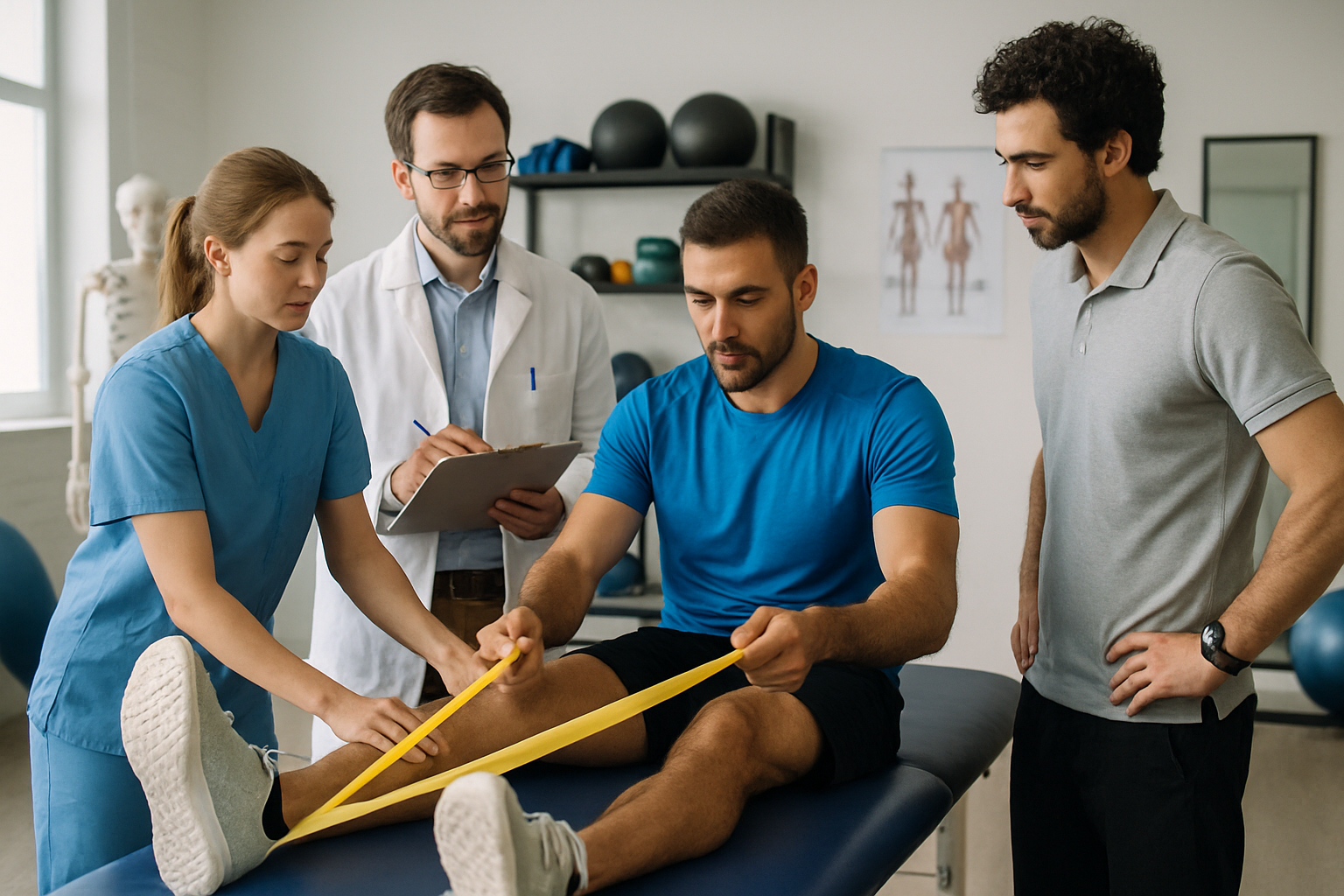 Approches intégrées en shockwave pour la réhabilitation des sportifs de haut niveau Blessures Sportives