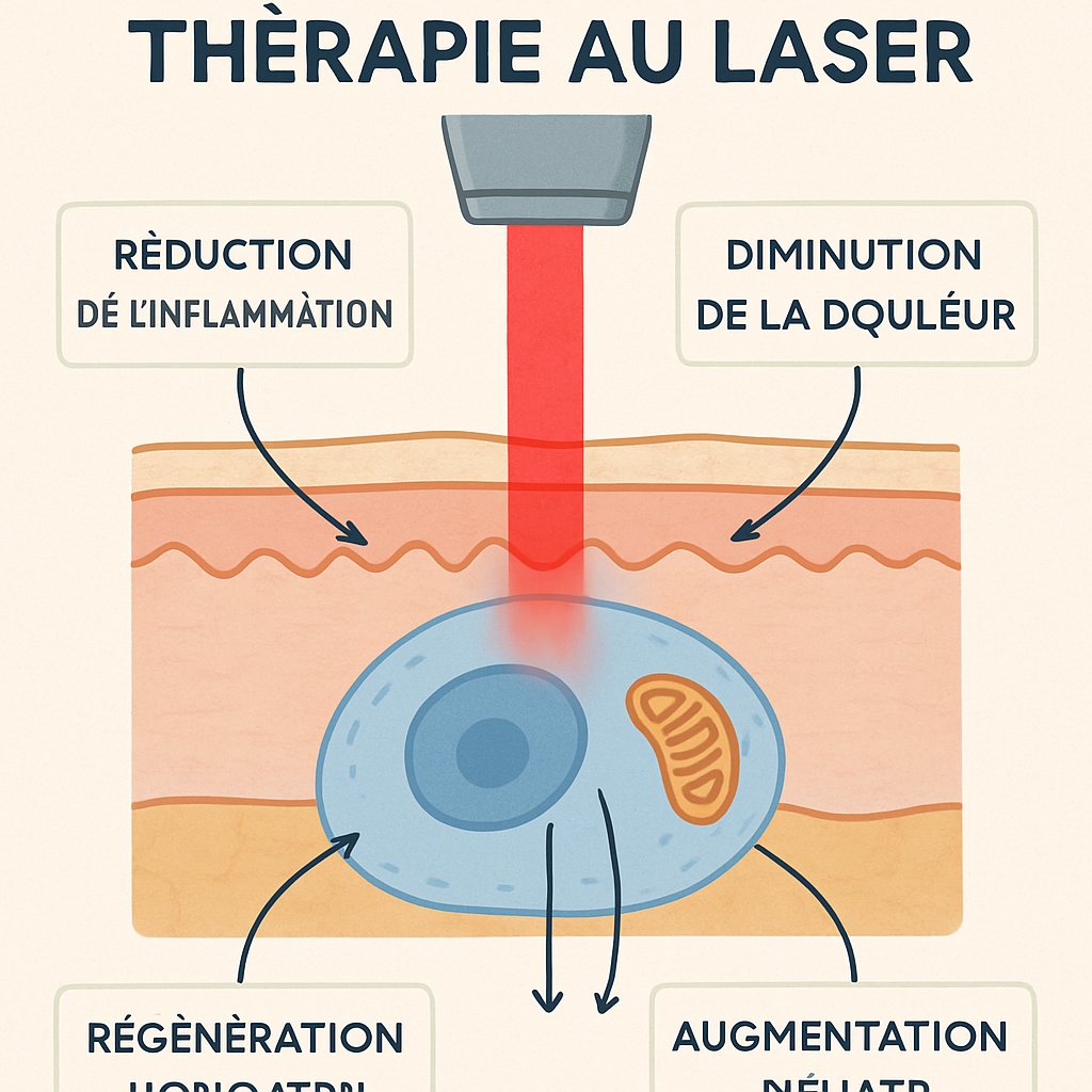 La thérapie au laser et la prévention des blessures récurrentes Blessures Sportives