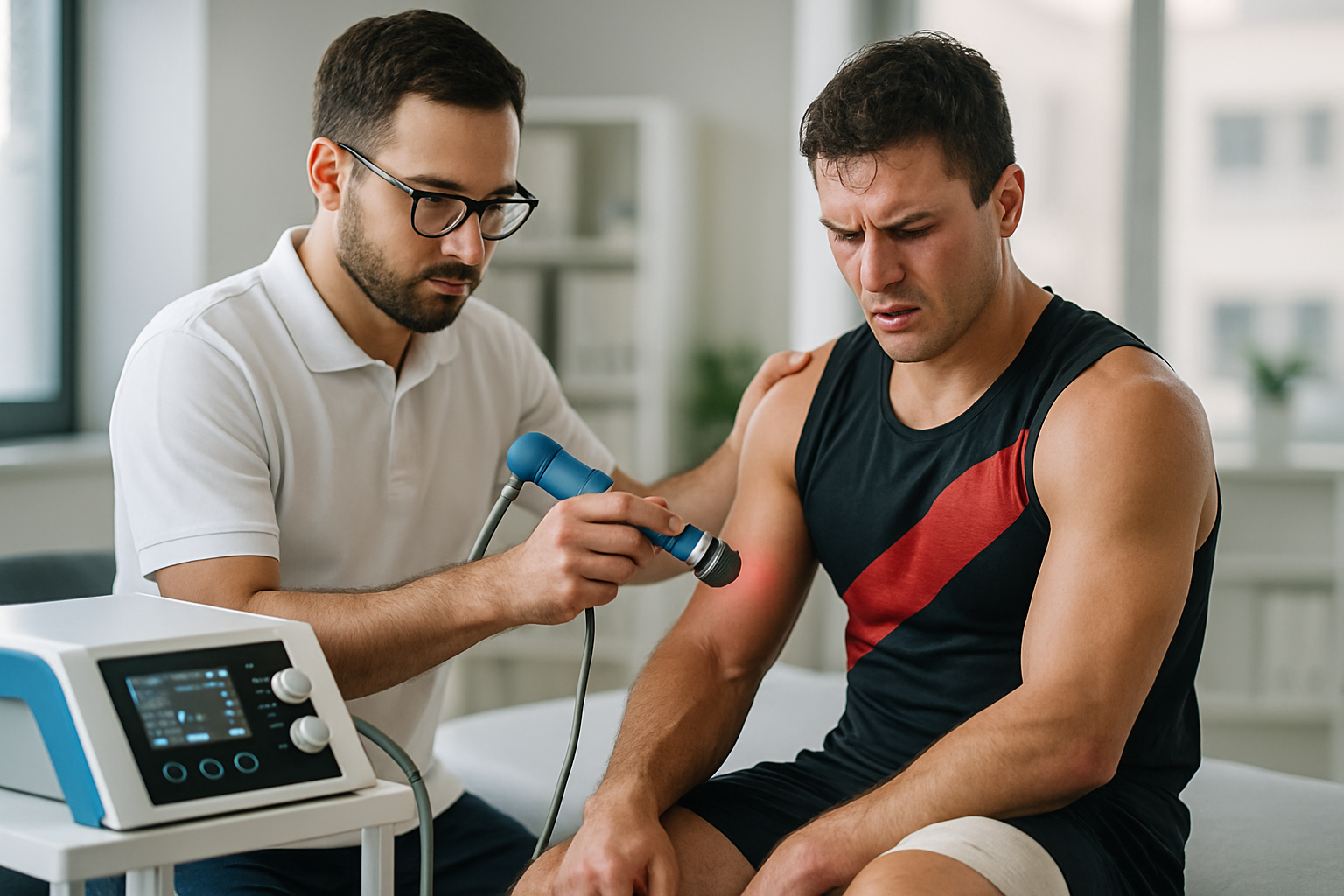 découvrez comment la thérapie par shockwave améliore le traitement des blessures chez les sportifs de contact, en favorisant une récupération rapide et efficace.