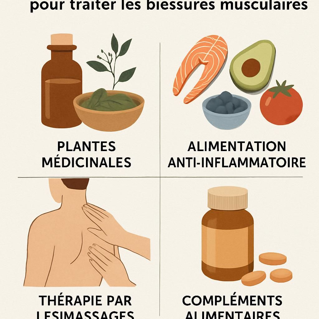 découvrez des approches personnalisées en naturopathie pour traiter efficacement les blessures musculaires et favoriser une récupération naturelle et durable.