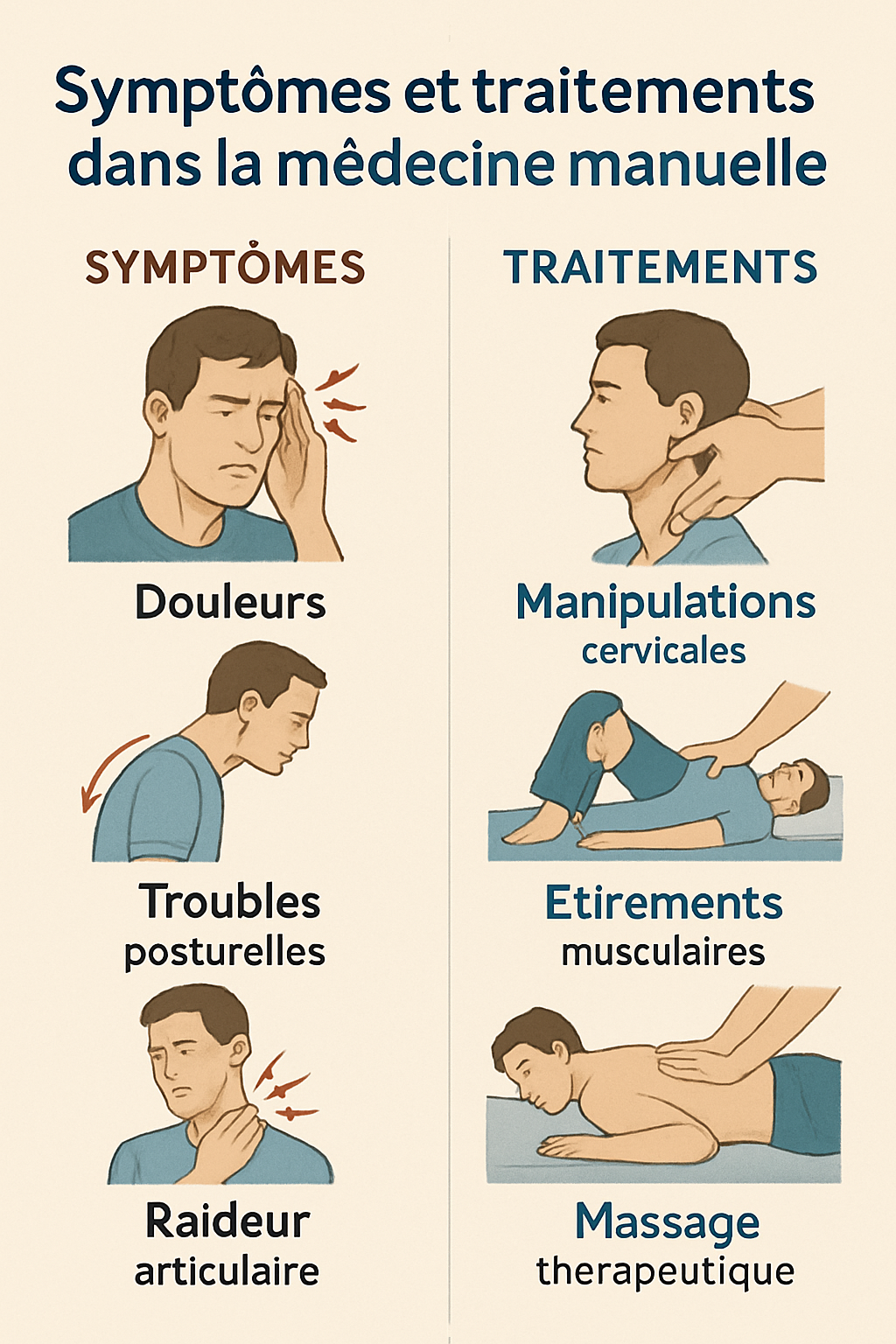 découvrez nos approches personnalisées en rééducation par médecine manuelle, conçues pour optimiser votre guérison et améliorer votre bien-être au quotidien.
