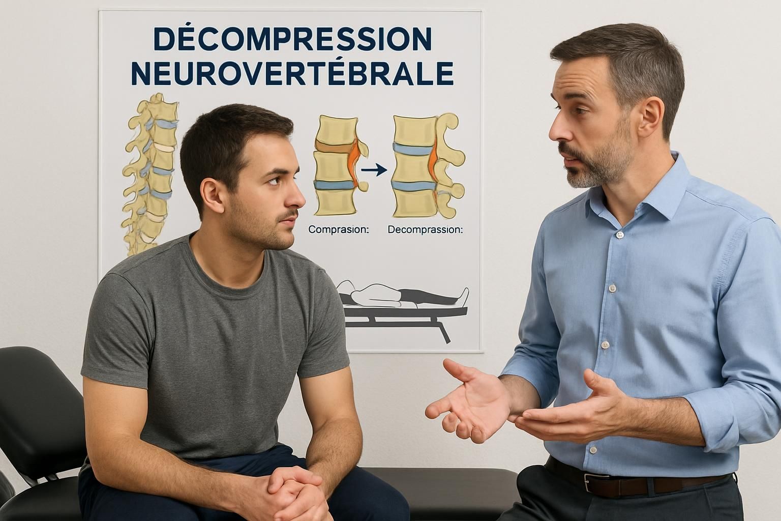 découvrez les techniques et protocoles actuels de la décompression neurovertébrale, une méthode innovante pour soulager les douleurs vertébrales et améliorer la qualité de vie.