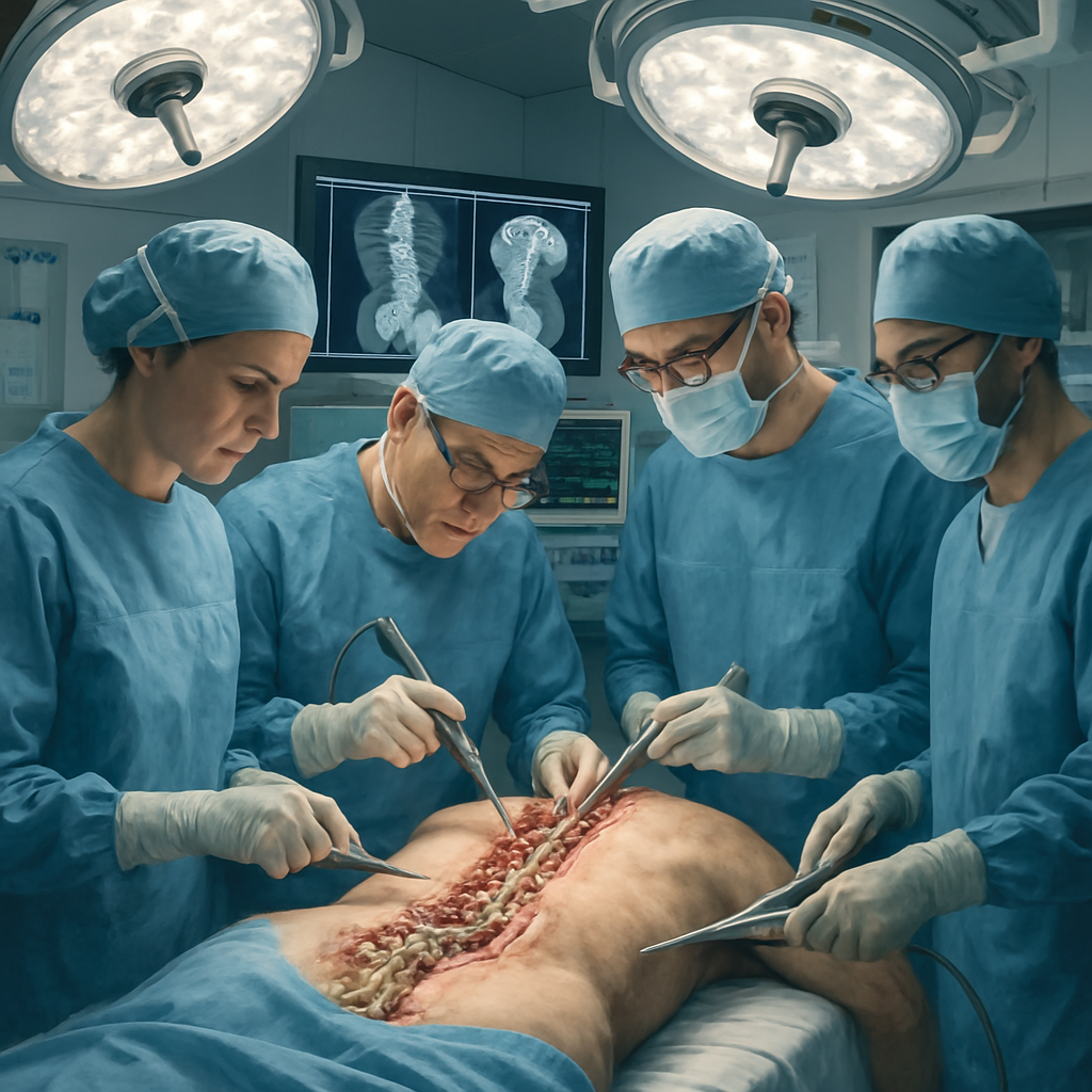 découvrez une approche innovante pour traiter la scoliose de l'adulte en combinant plusieurs types d'implants afin d'améliorer confort et mobilité.