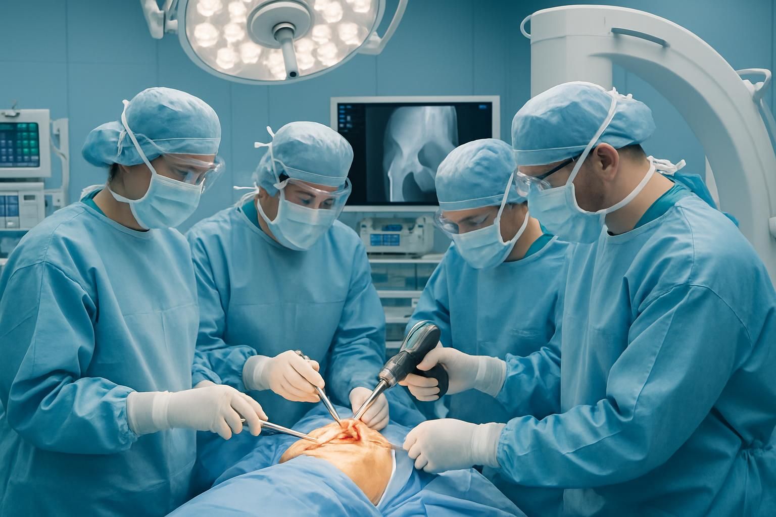 découvrez comment la voie d'abord antérieure minimise le risque d'infection grâce à une technique chirurgicale moins invasive et une récupération accélérée.