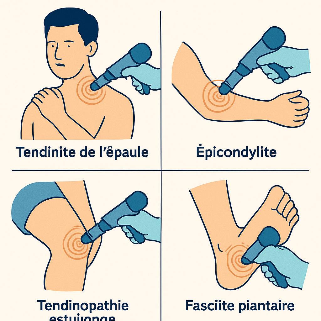 découvrez comment la thérapie par ondes de choc (shockwave) favorise la réparation efficace des tissus conjonctifs, en stimulant la régénération et en réduisant la douleur.