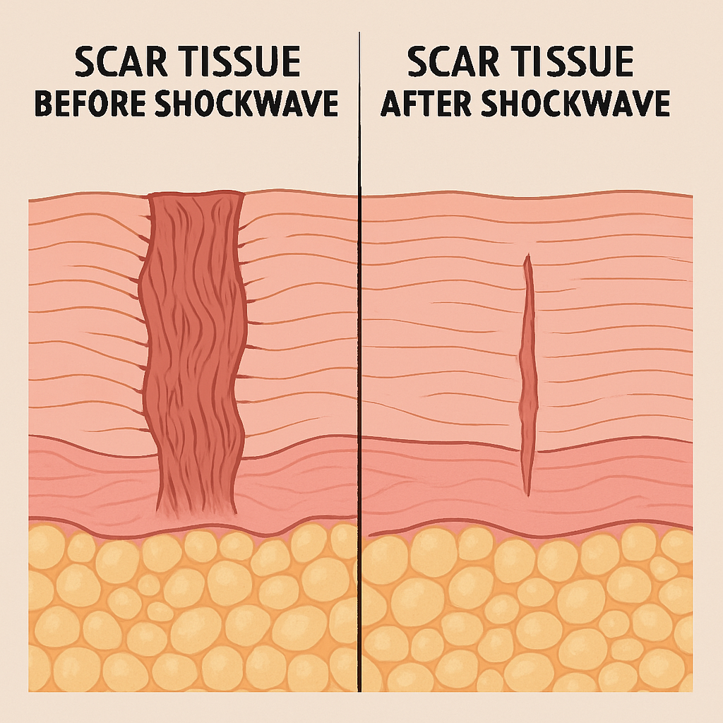 découvrez comment la thérapie par onde de choc stimule efficacement la réparation des tissus endommagés, favorisant une guérison rapide et durable.