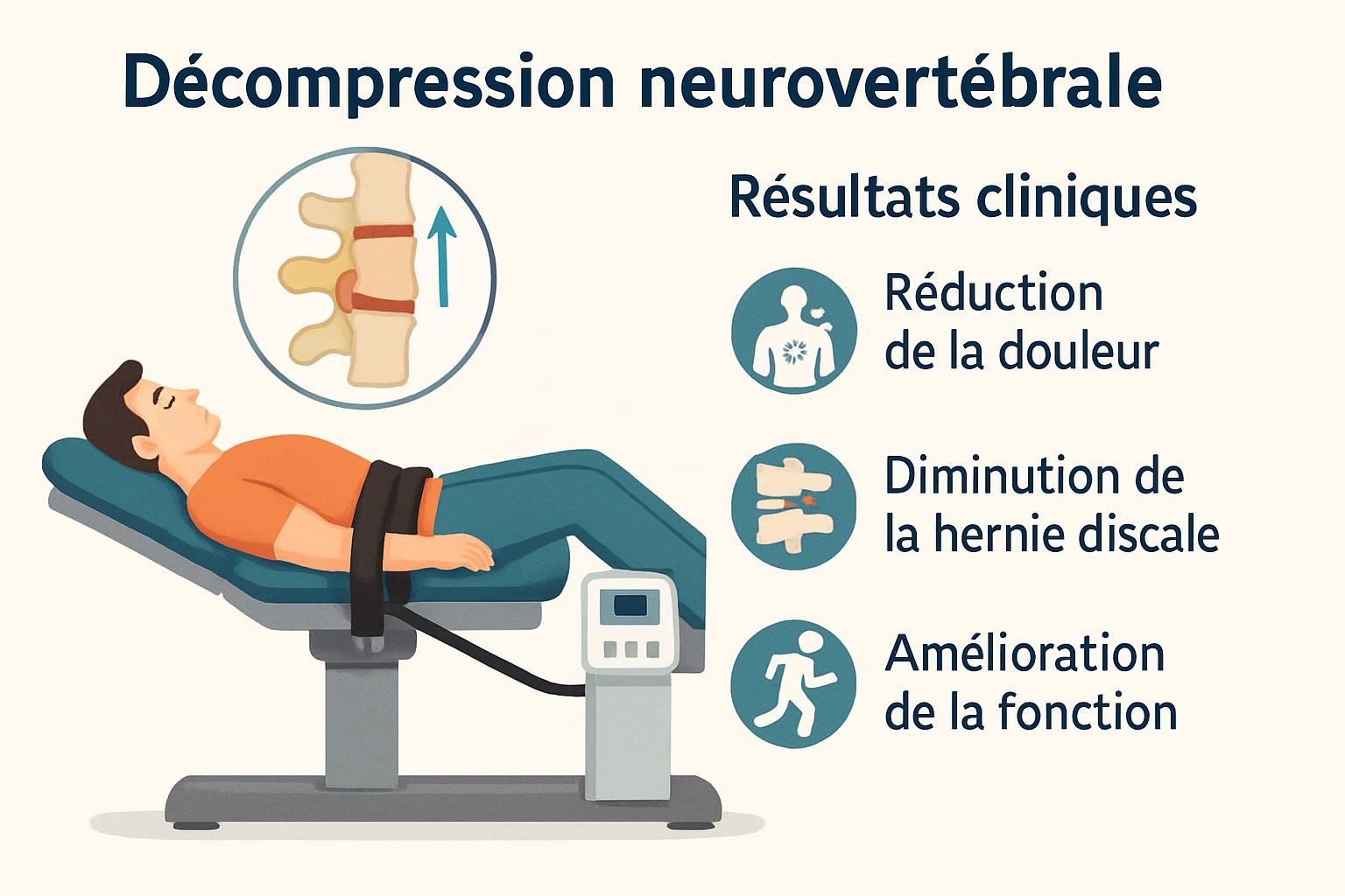 découvrez comment la décompression neurovertébrale peut efficacement réduire les douleurs articulaires en soulageant la pression sur les nerfs et améliorant la mobilité.