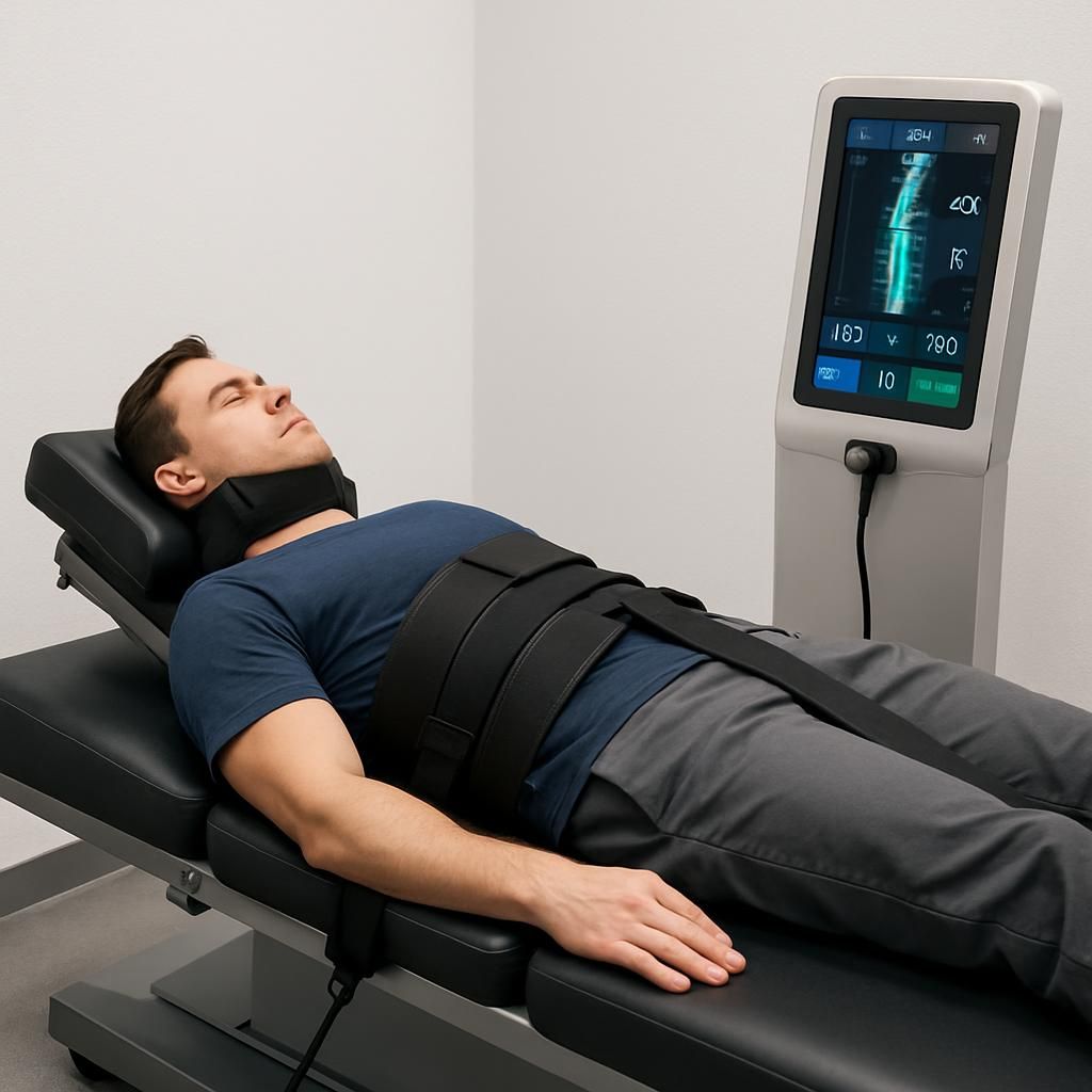 découvrez l'innovation en décompression neurovertébrale, une solution avancée pour le traitement efficace des blessures sportives, favorisant une récupération rapide et durable.