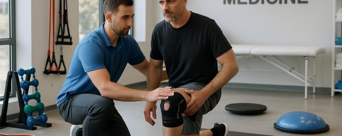 découvrez un protocole complet de réadaptation en médecine sportive pour traiter efficacement les blessures du genou et favoriser un retour rapide à l'activité physique.