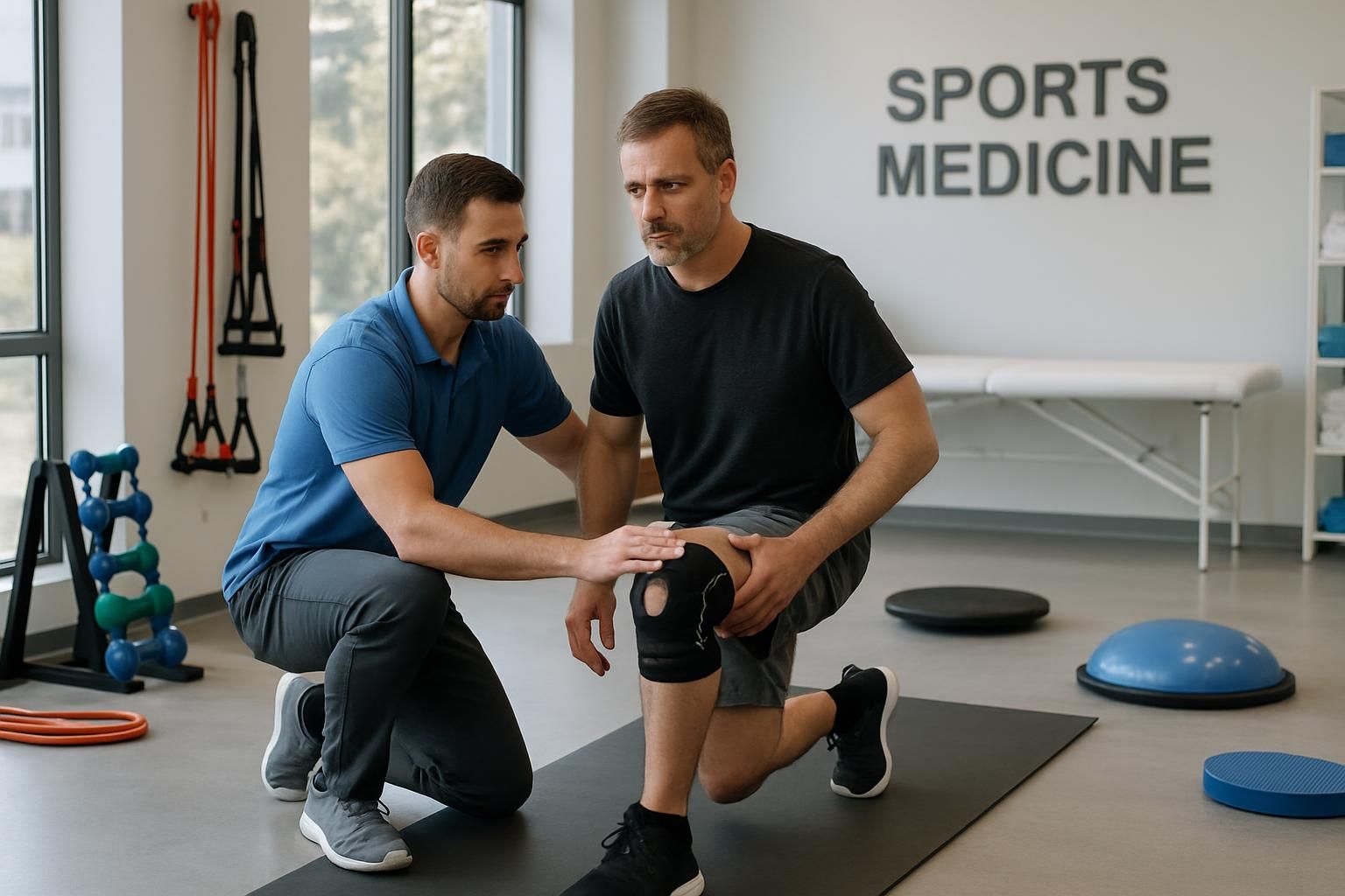 découvrez un protocole complet de réadaptation en médecine sportive pour traiter efficacement les blessures du genou et favoriser un retour rapide à l'activité physique.