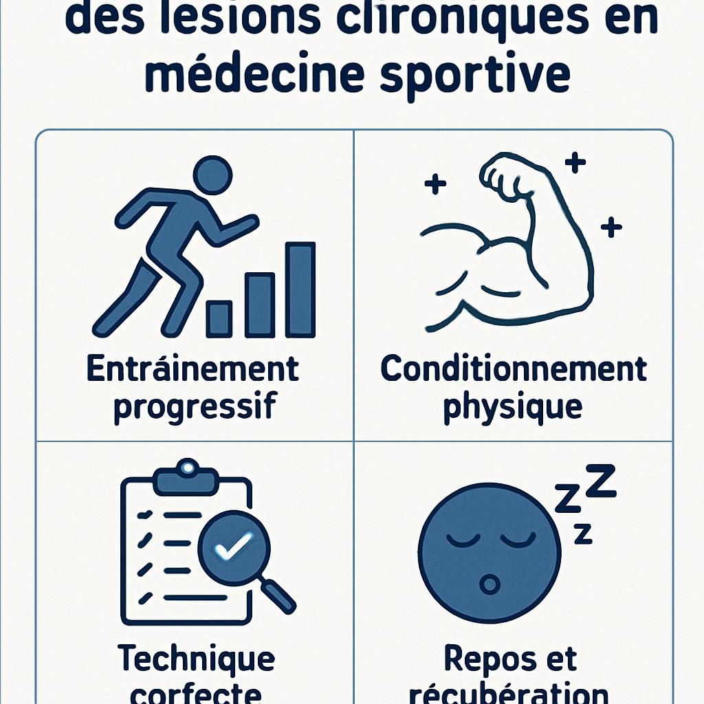 découvrez un protocole de soins en médecine sportive spécialement conçu pour le traitement des lésions chroniques, favorisant une récupération optimale et un retour sécurisé à l'activité physique.