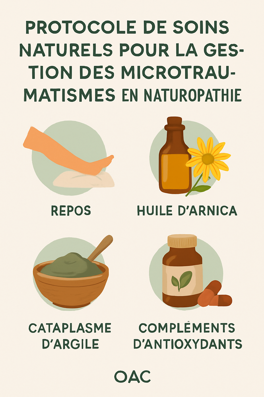 découvrez un protocole de soins naturels efficace pour la gestion des microtraumatismes, favorisant une récupération douce et durable grâce à des méthodes respectueuses du corps.