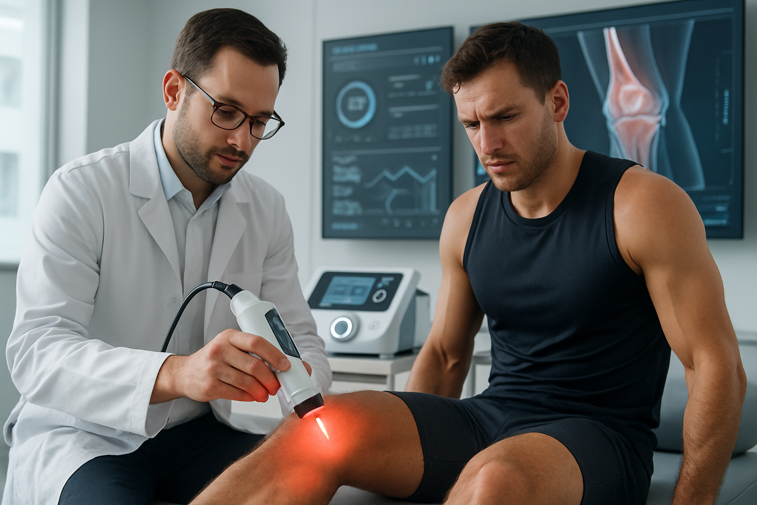 découvrez des protocoles avancés utilisant la thérapie laser pour un traitement efficace et rapide des lésions sportives, favorisant la récupération et la performance.