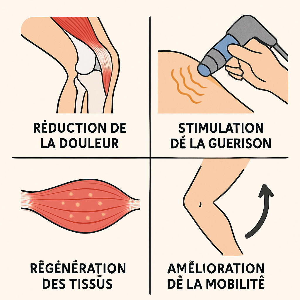 découvrez les retours d’expérience cliniques sur l’efficacité de la thérapie par shockwave, une approche innovante pour traiter diverses pathologies musculo-squelettiques.