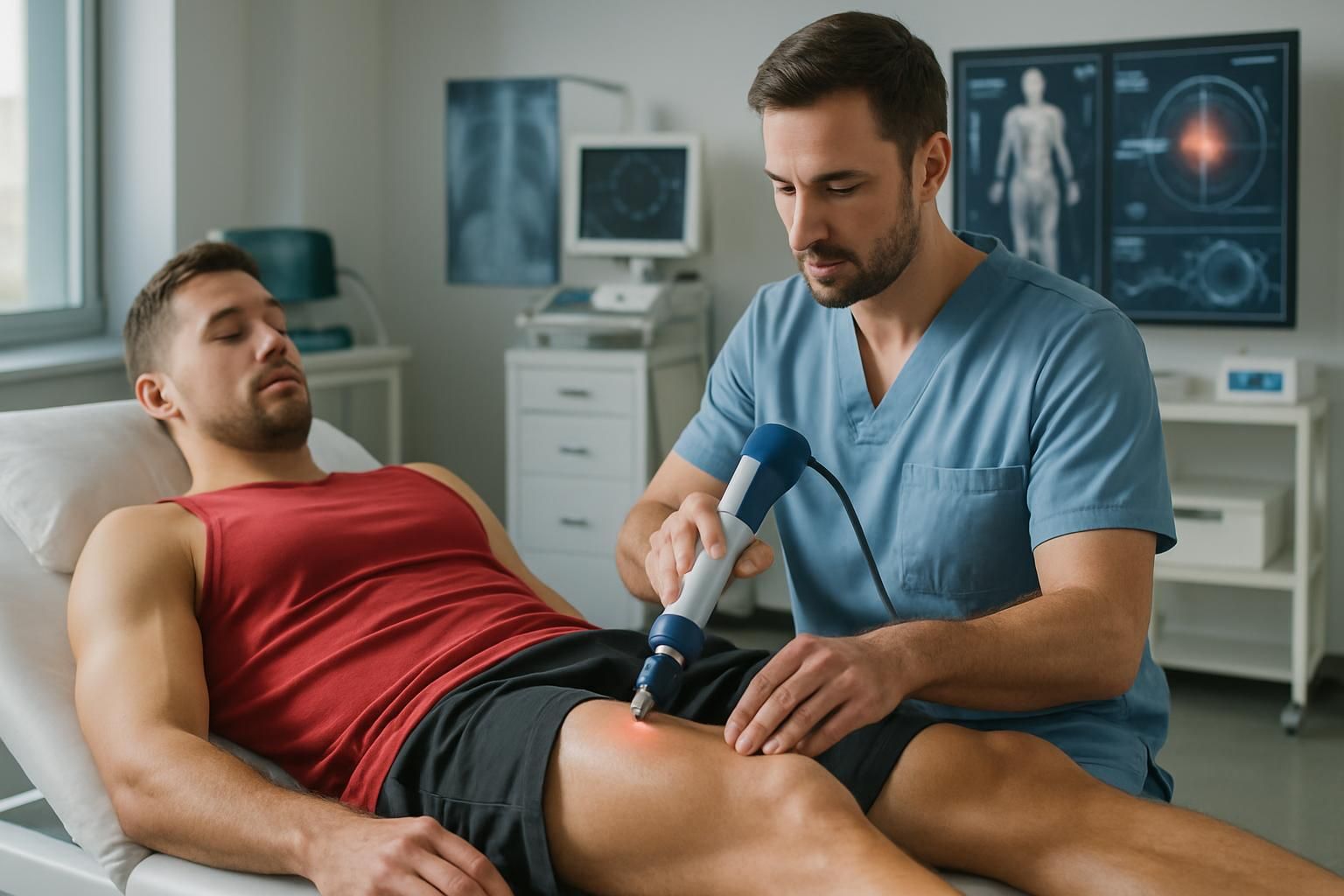 découvrez des approches intégrées en shockwave pour améliorer efficacement la guérison des lésions sportives, en combinant technologies avancées et pratiques thérapeutiques.