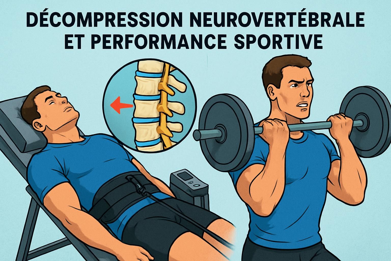 découvrez comment la décompression neurovertébrale transforme la rééducation des sportifs en accélérant la guérison et en améliorant la performance.
