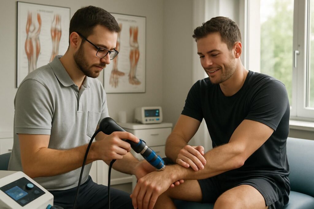 découvrez comment la thérapie par ondes de choc (shockwave) révolutionne la prise en charge des blessures tendineuses chez les sportifs, favorisant une récupération rapide et efficace.