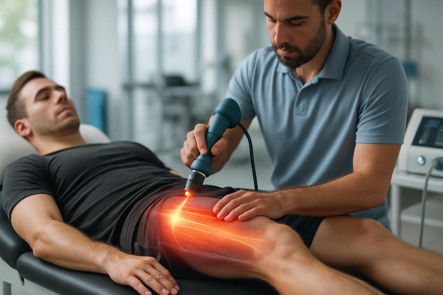 découvrez comment la thérapie par ondes de choc améliore le traitement des blessures sportives des tissus profonds en favorisant une récupération rapide et efficace.