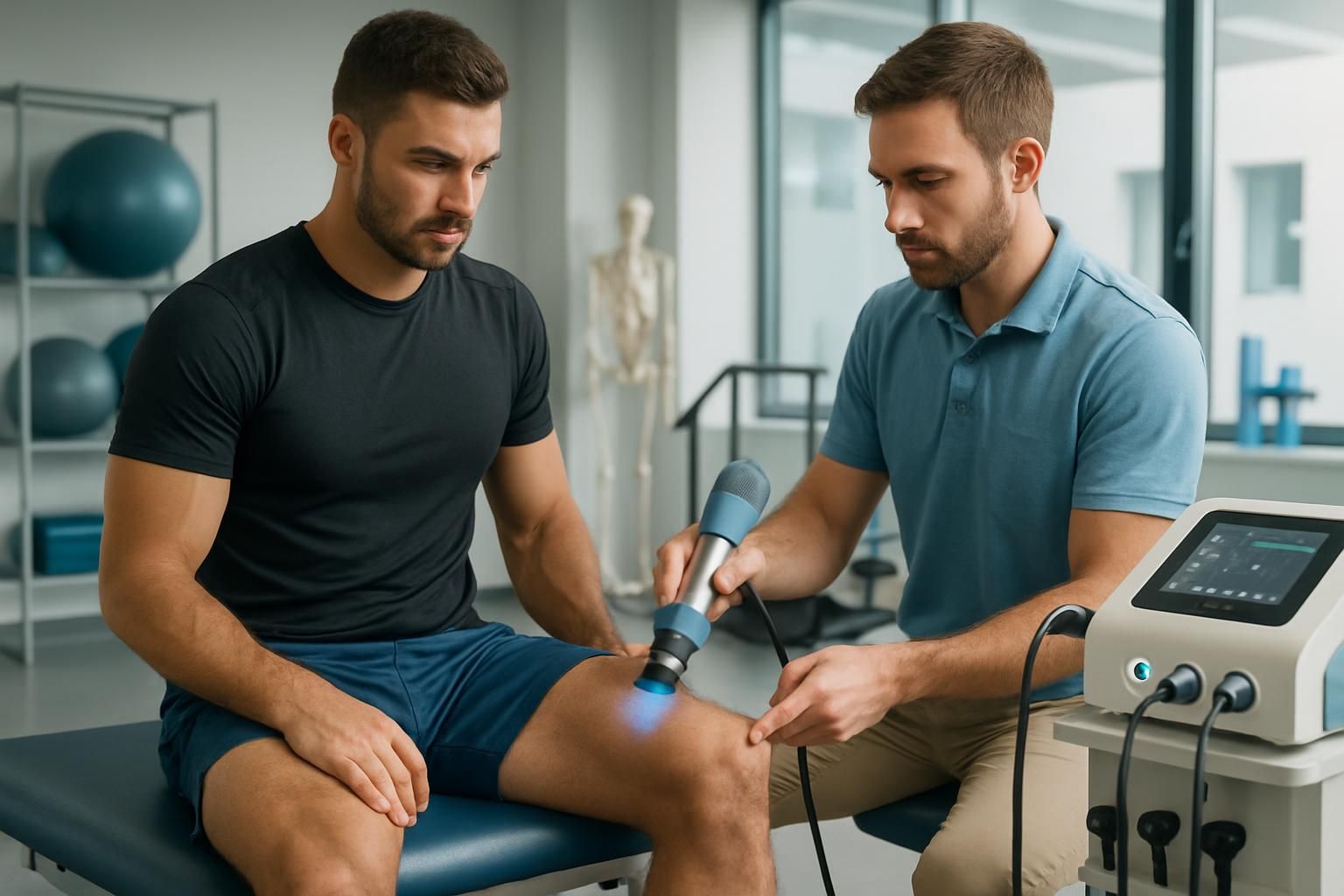 découvrez comment la thérapie par ondes de choc (shockwave) peut optimiser la réhabilitation fonctionnelle des sportifs, en favorisant une récupération rapide et efficace.