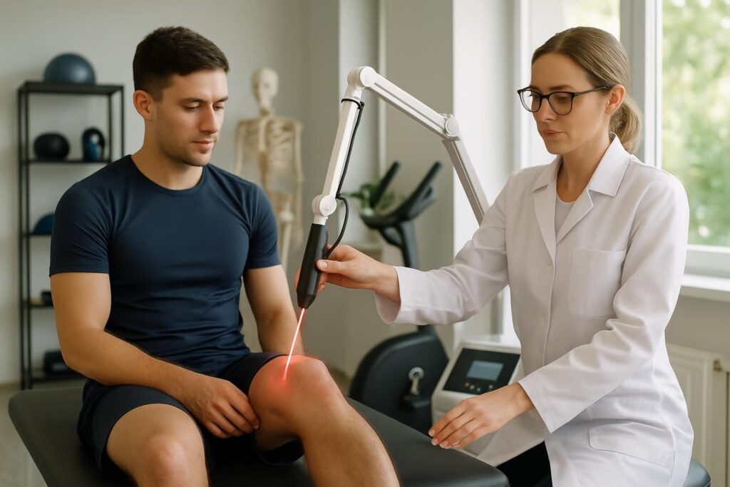 découvrez comment la thérapie au laser peut accélérer la guérison et réduire la douleur des blessures sportives pour un retour rapide à l'activité.