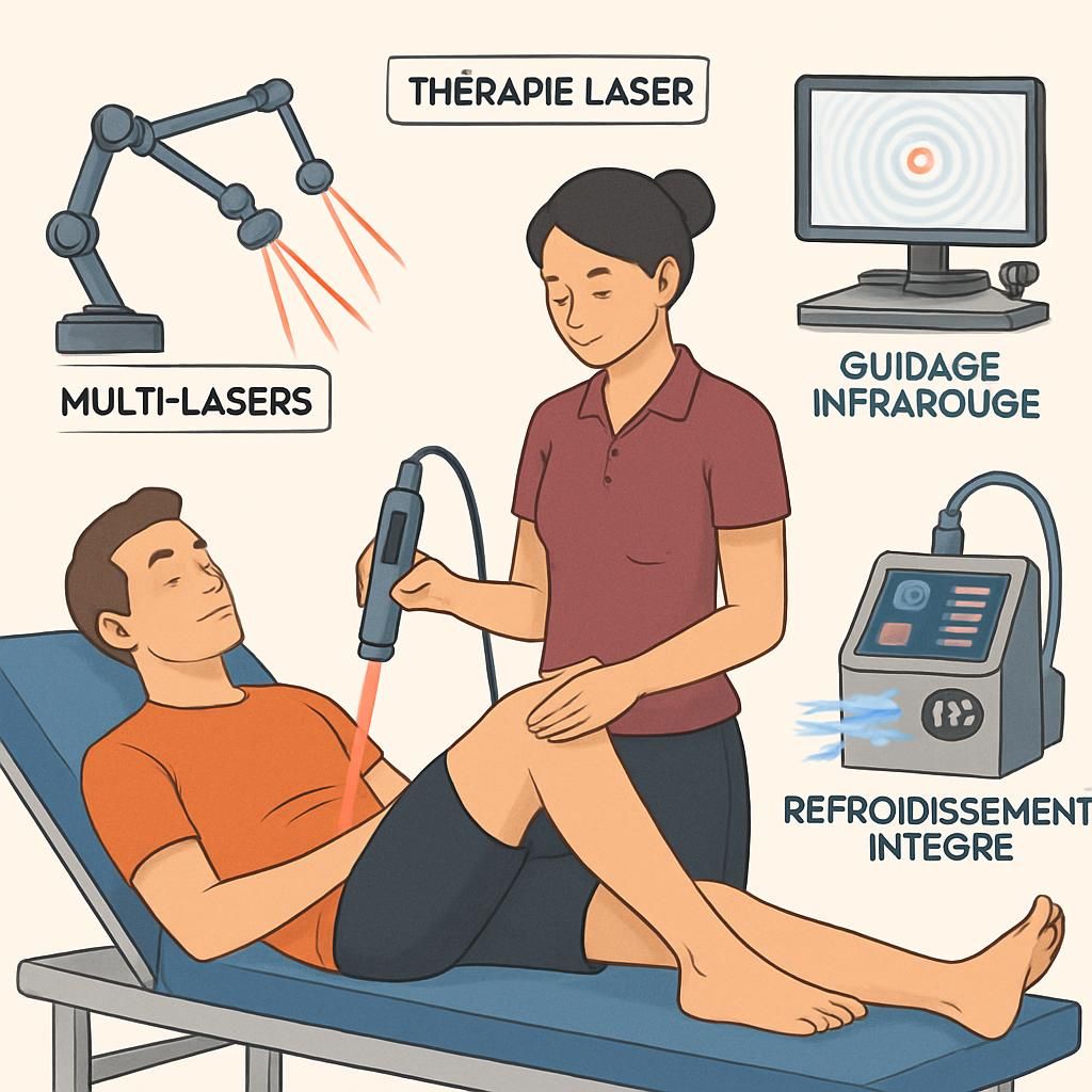 découvrez comment la thérapie au laser peut accélérer la guérison des blessures sportives, ses avantages clés et ses applications efficaces pour soutenir la récupération des athlètes.