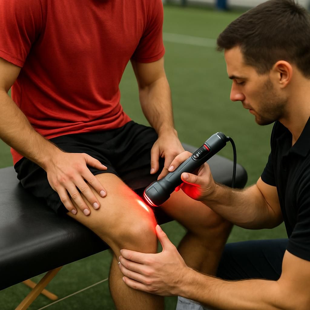 découvrez comment la thérapie au laser peut accélérer la guérison et soulager les douleurs des blessures sportives causées par le surmenage, pour un retour rapide à l'activité.