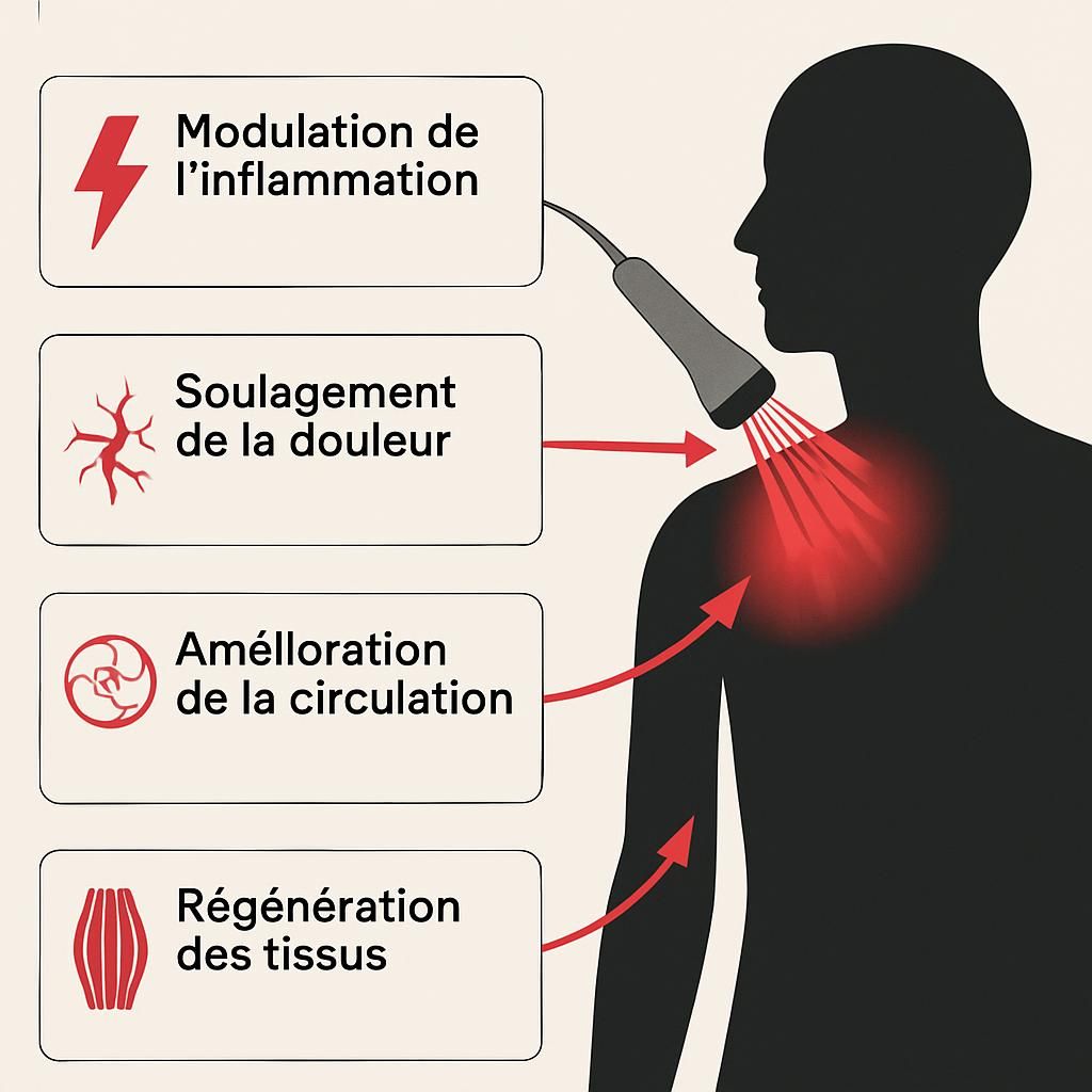 découvrez comment la thérapie au laser favorise une rééducation efficace et sécurisée, en accélérant la guérison et en réduisant la douleur pour un retour rapide à la santé.