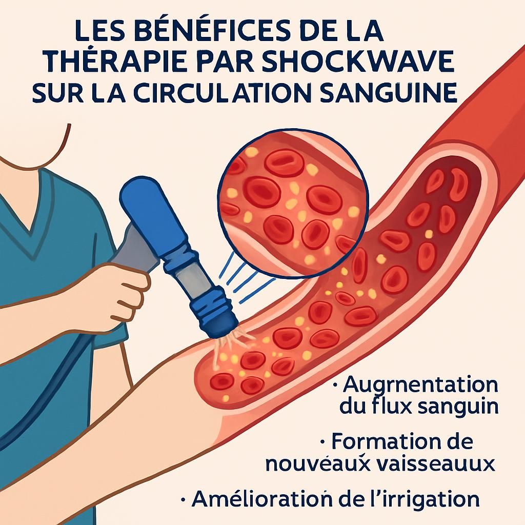 découvrez comment la thérapie par shockwave stimule la circulation sanguine pour optimiser la rééducation et favoriser une récupération rapide et efficace.