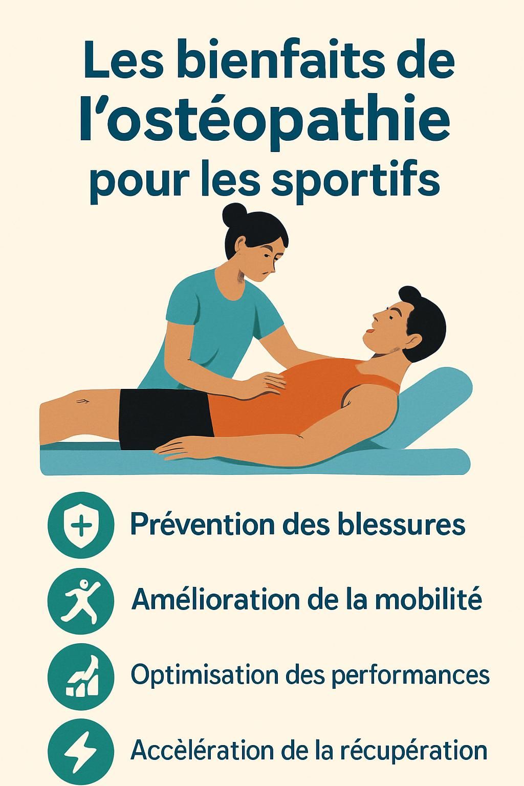 découvrez comment l’ostéopathie contribue à la récupération et à l’amélioration de la qualité de vie des sportifs blessés grâce à des techniques adaptées et un accompagnement personnalisé.