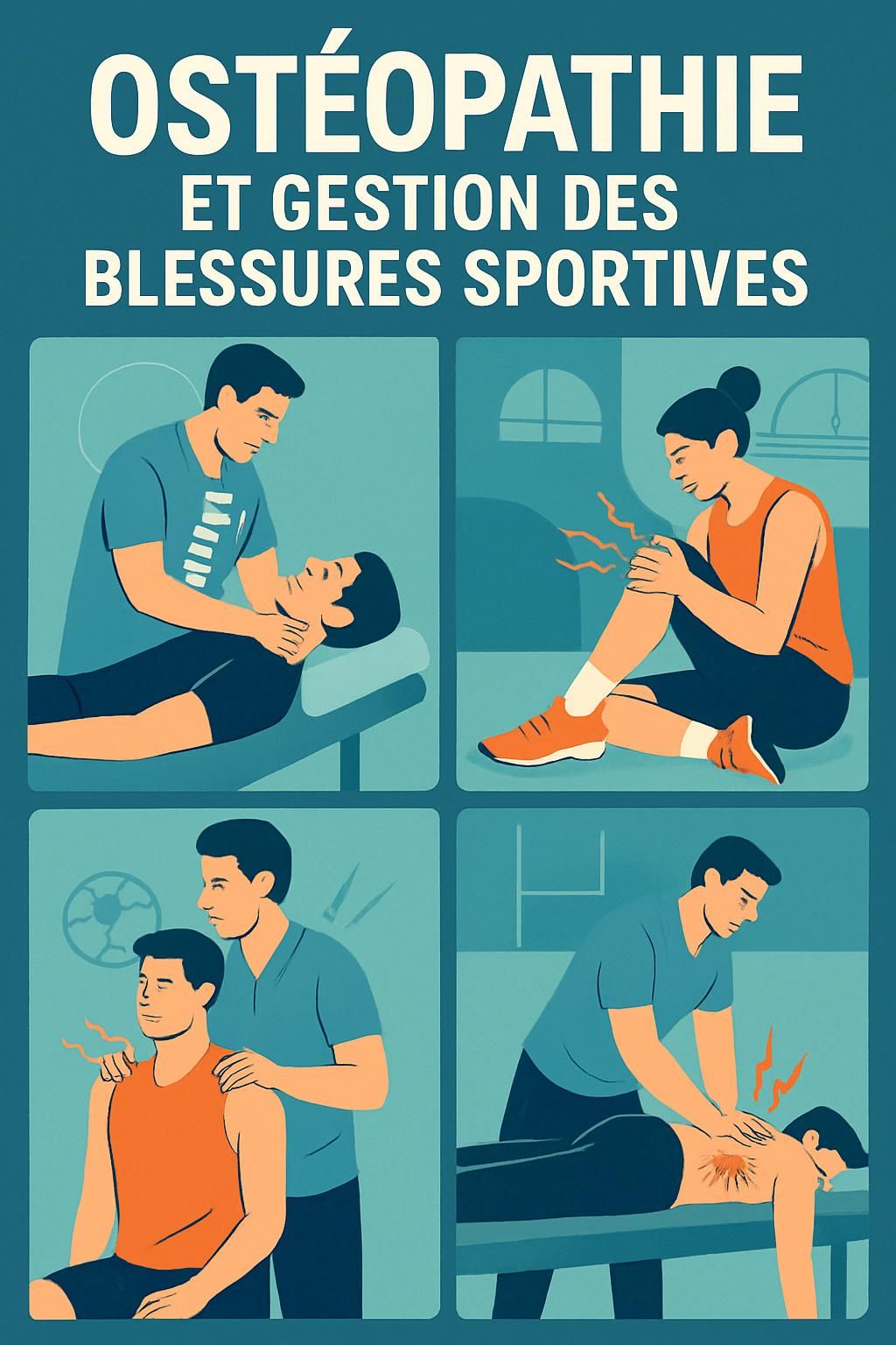 découvrez comment l’ostéopathie peut soulager et traiter efficacement les blessures sportives causées par le surmenage, pour un retour rapide à l’activité.