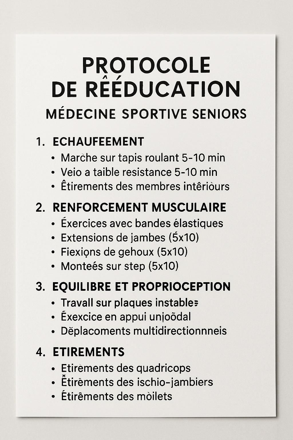 découvrez un protocole intégré de rééducation par la médecine sportive spécialement conçu pour les sportifs seniors, visant à améliorer la récupération, la performance et le bien-être.