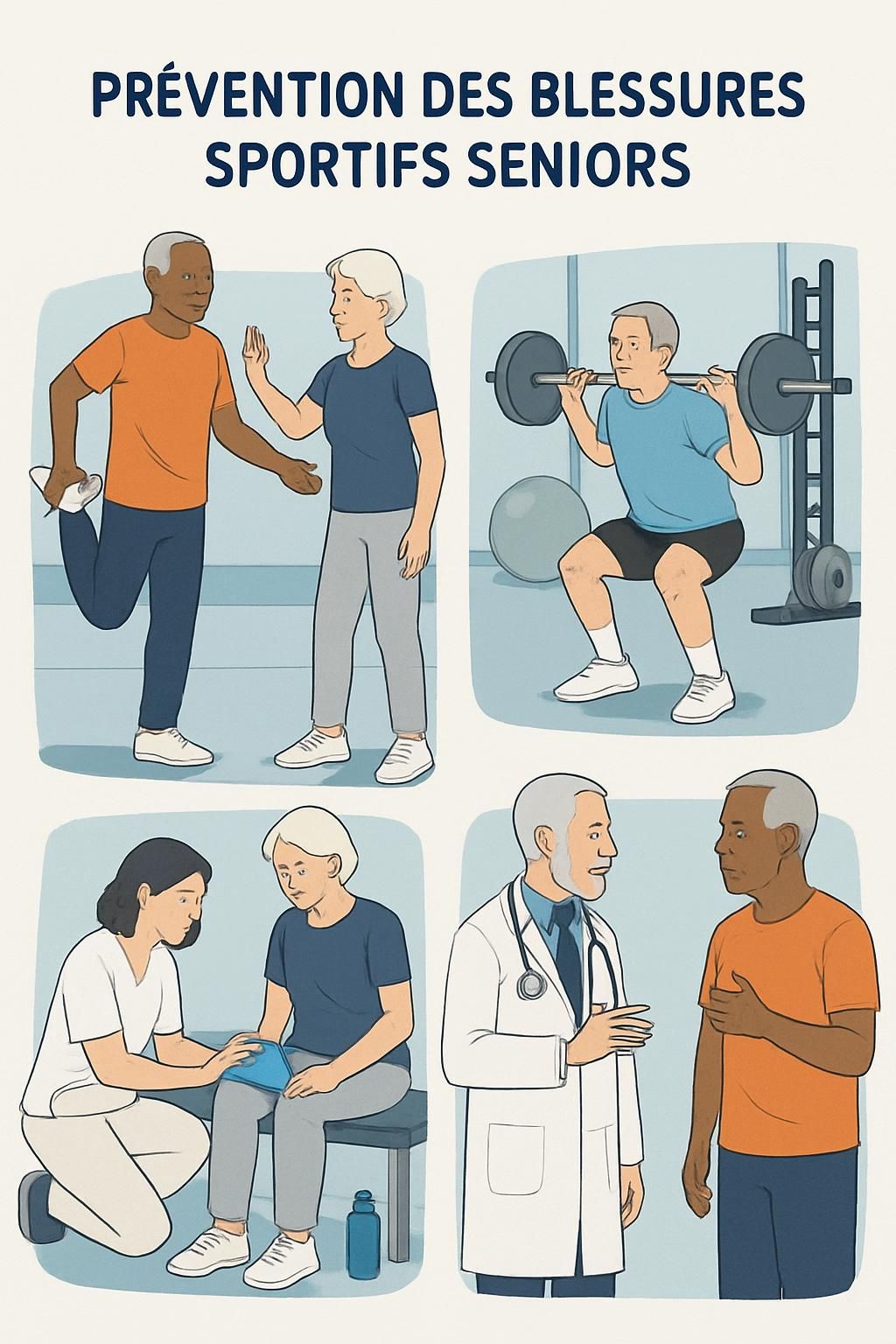 découvrez un protocole intégré de rééducation en médecine sportive spécialement conçu pour les sportifs seniors, alliant prévention, performance et récupération optimale.