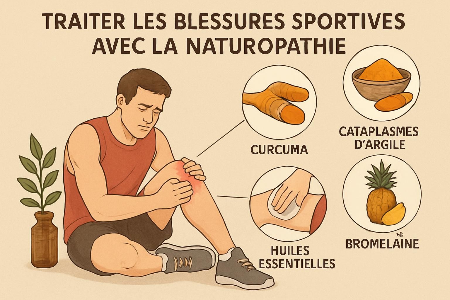 découvrez un protocole naturopathique efficace pour le traitement des blessures sportives du dos, alliant méthodes naturelles et conseils personnalisés pour une récupération optimale.