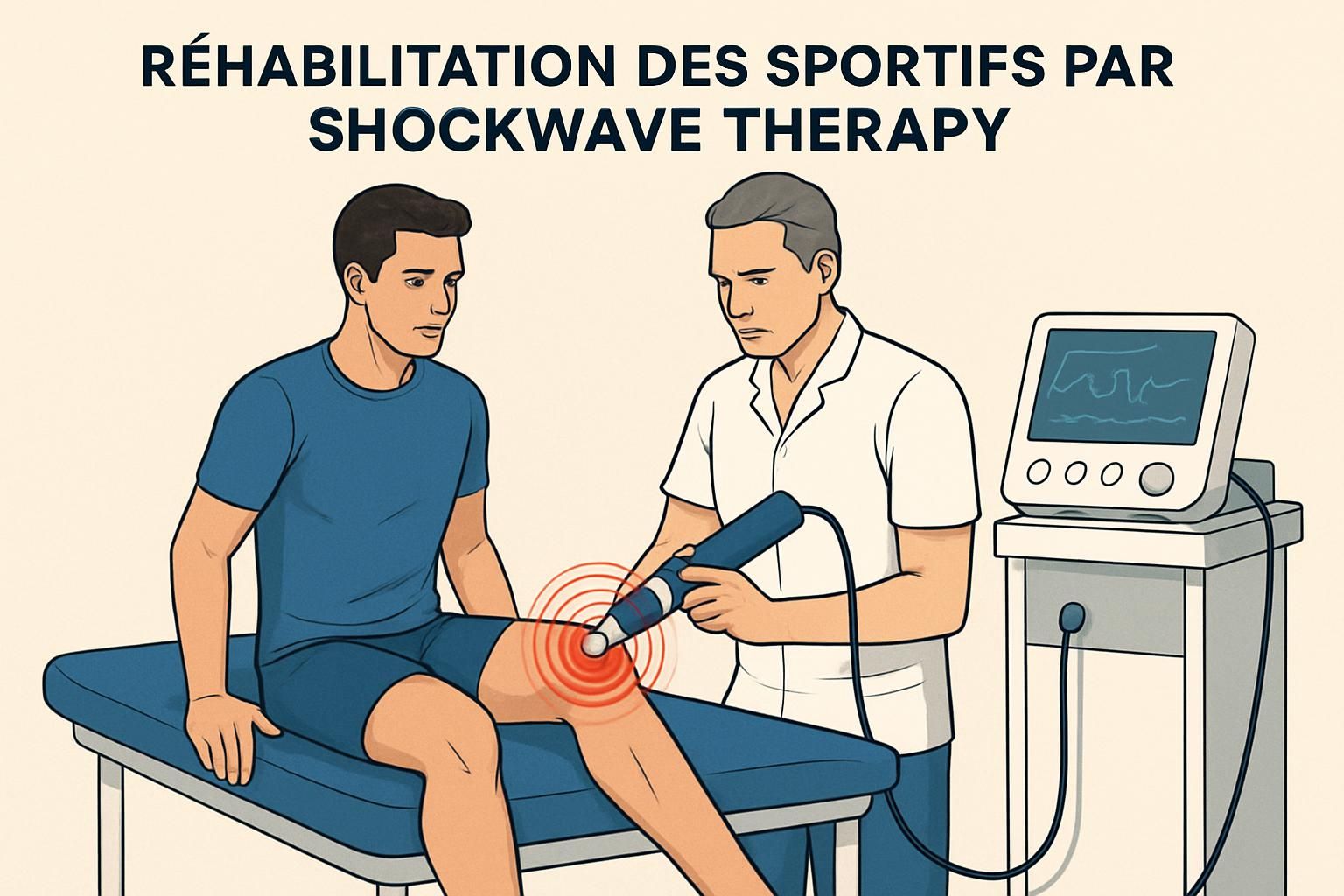découvrez les protocoles avancés de rééducation par thérapie par shockwave spécialement conçus pour les sportifs, visant à accélérer la récupération et améliorer les performances.