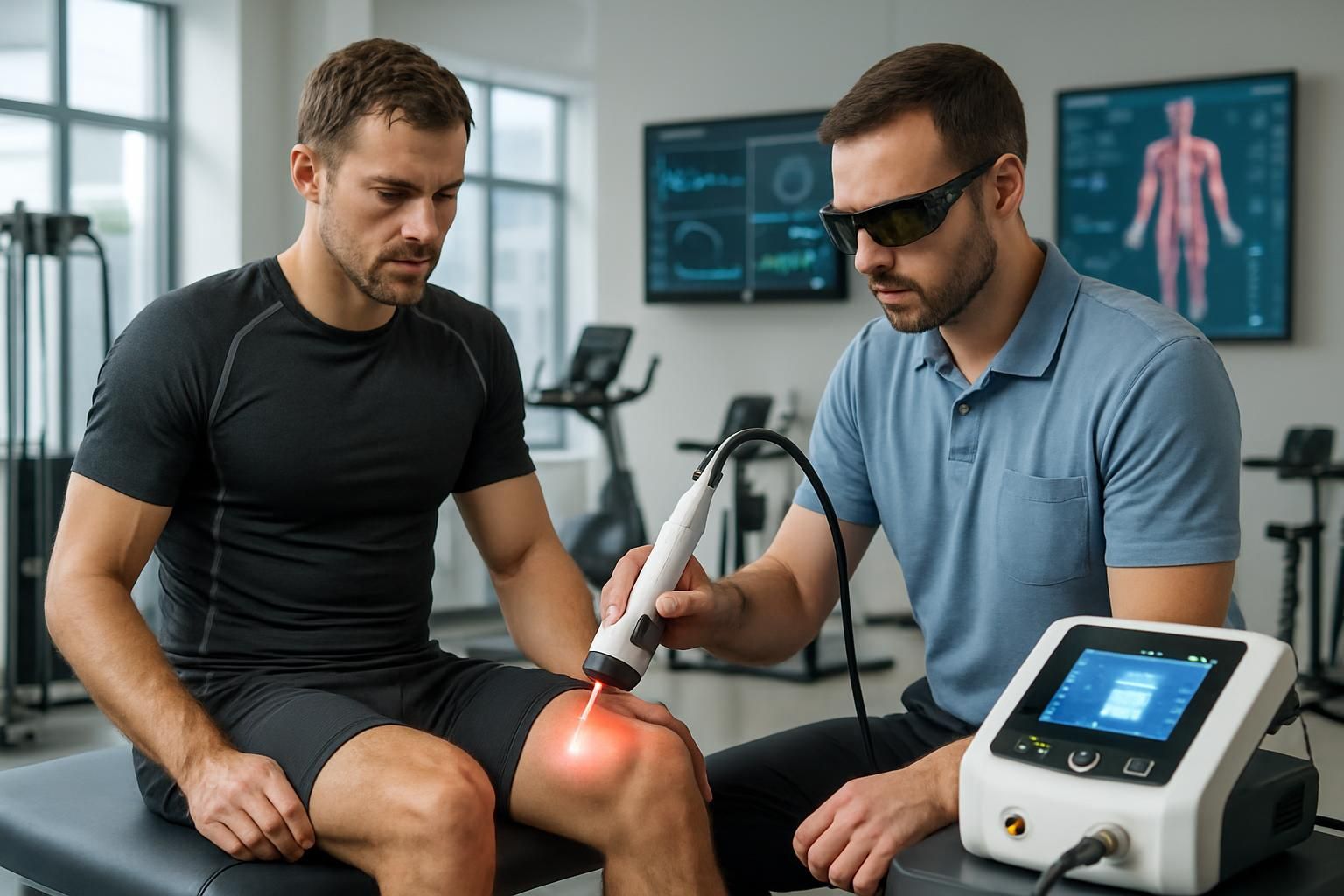 découvrez les protocoles avancés de réhabilitation par thérapie au laser en médecine du sport, conçus pour optimiser la récupération et améliorer les performances des athlètes.