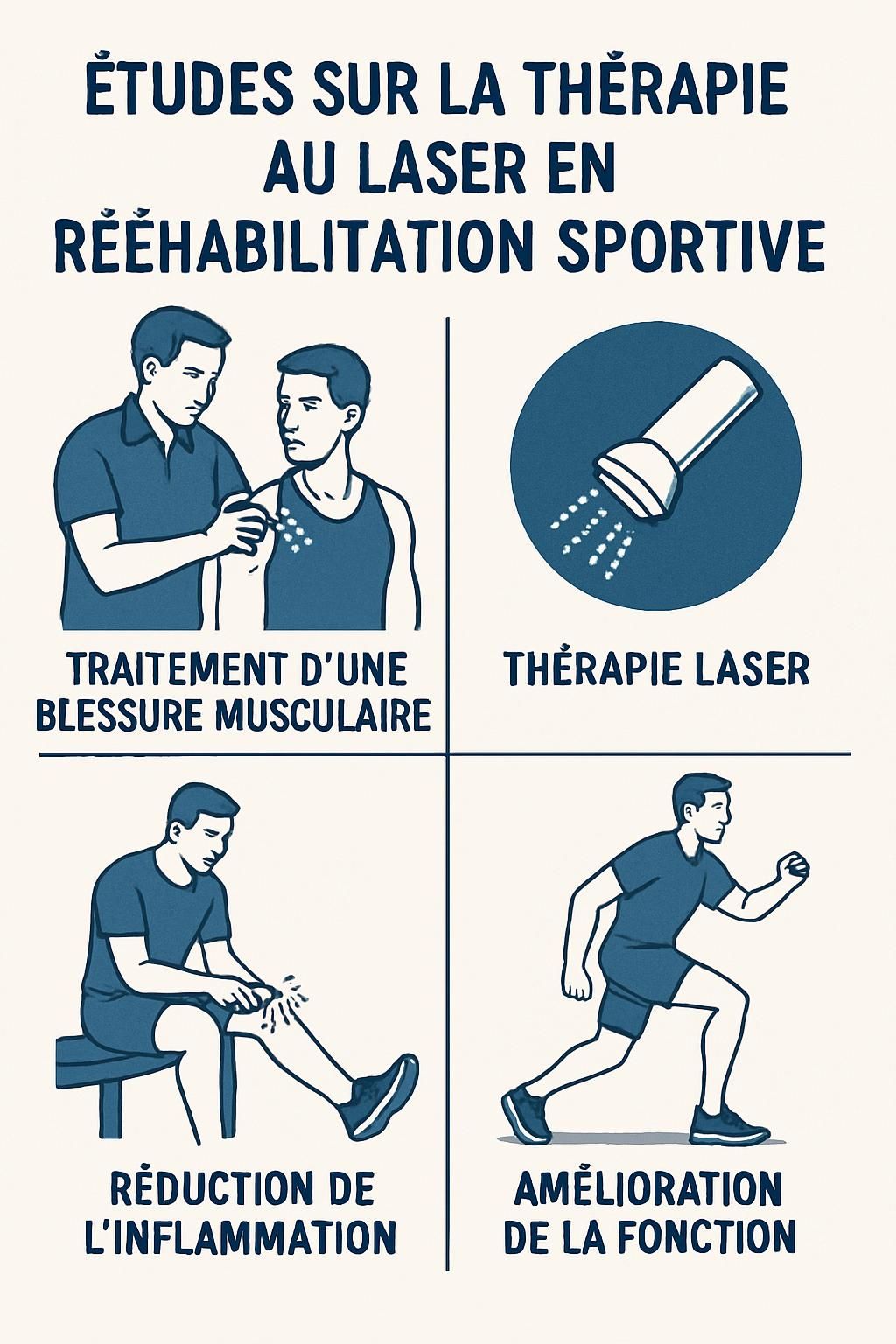 découvrez les protocoles avancés pour le traitement efficace des blessures sportives grâce à la thérapie par laser, favorisant une récupération rapide et optimale.