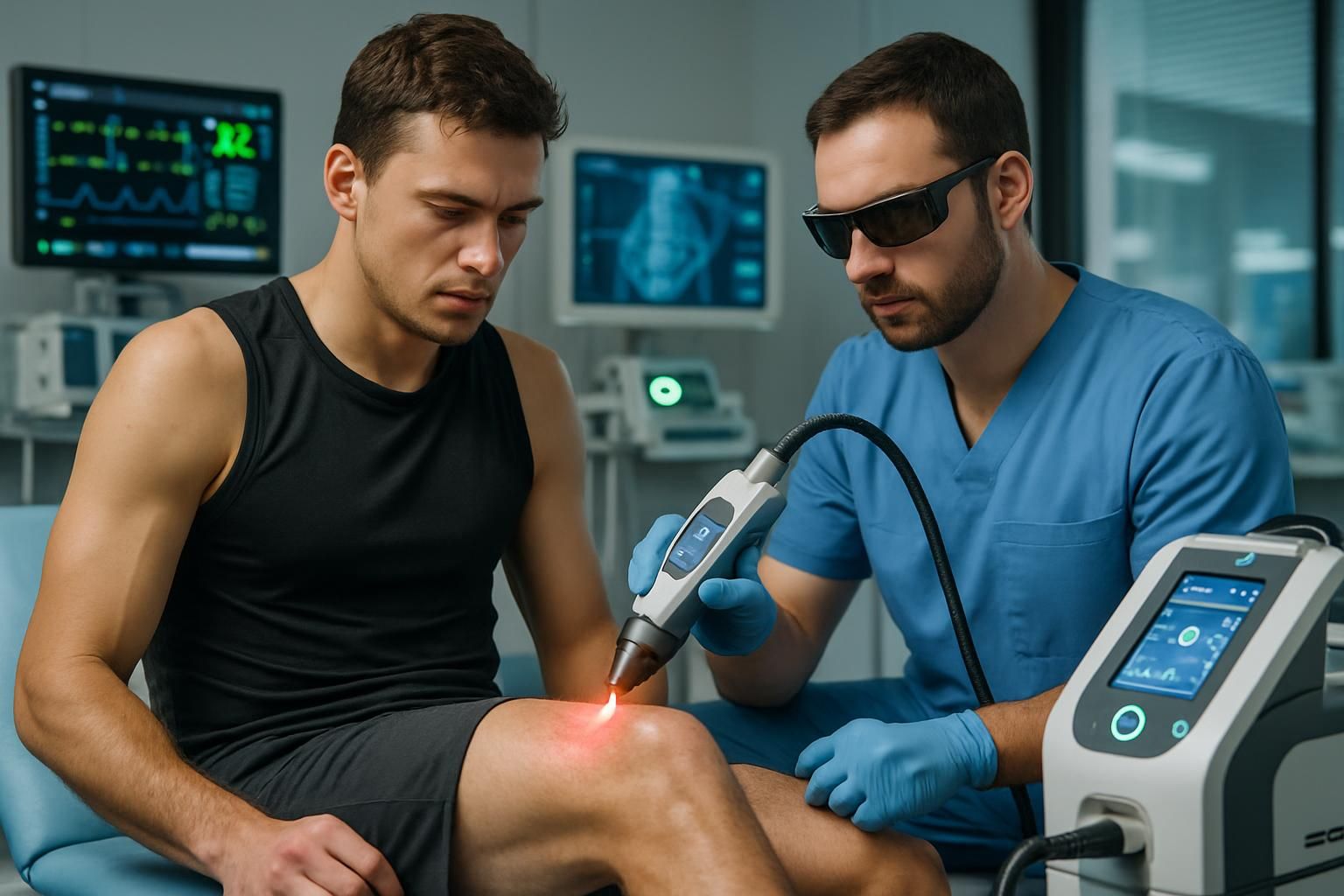 découvrez des protocoles avancés utilisant la thérapie laser pour optimiser le traitement des blessures sportives, améliorer la récupération et réduire la douleur efficacement.