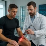 découvrez nos protocoles intégrés de rééducation par thérapie au laser conçus spécialement pour les sportifs professionnels, visant une récupération rapide et efficace des blessures.