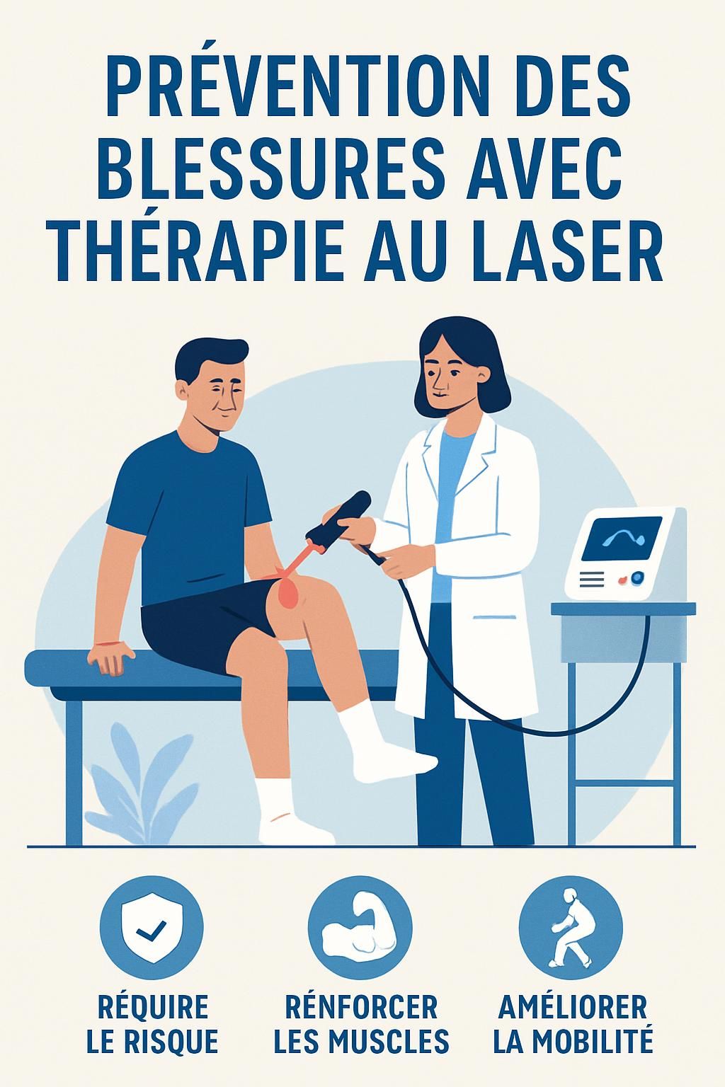 découvrez des protocoles intégrés de rééducation par thérapie au laser, spécialement conçus pour optimiser la récupération et la performance des sportifs professionnels.