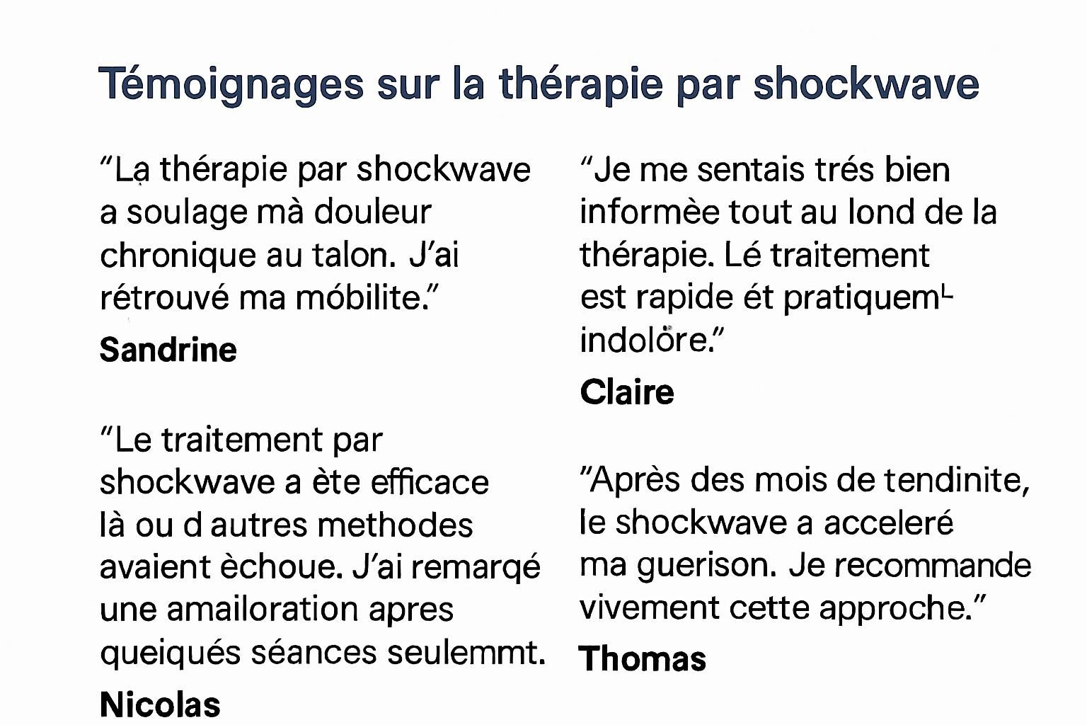 découvrez les retours d’expérience sur l’efficacité des protocoles de shockwave en médecine du sport, leurs bénéfices pour la récupération et la performance des athlètes.