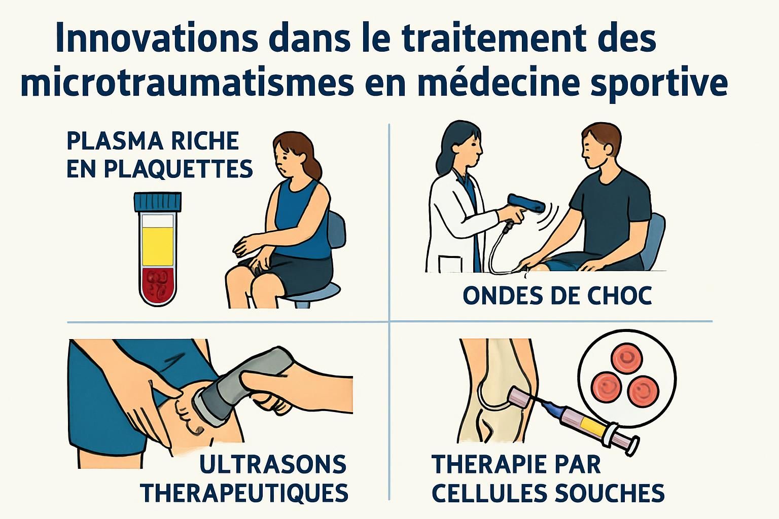 découvrez les approches innovantes en médecine sportive pour diagnostiquer et traiter efficacement les microtraumatismes, favorisant une récupération rapide et durable.