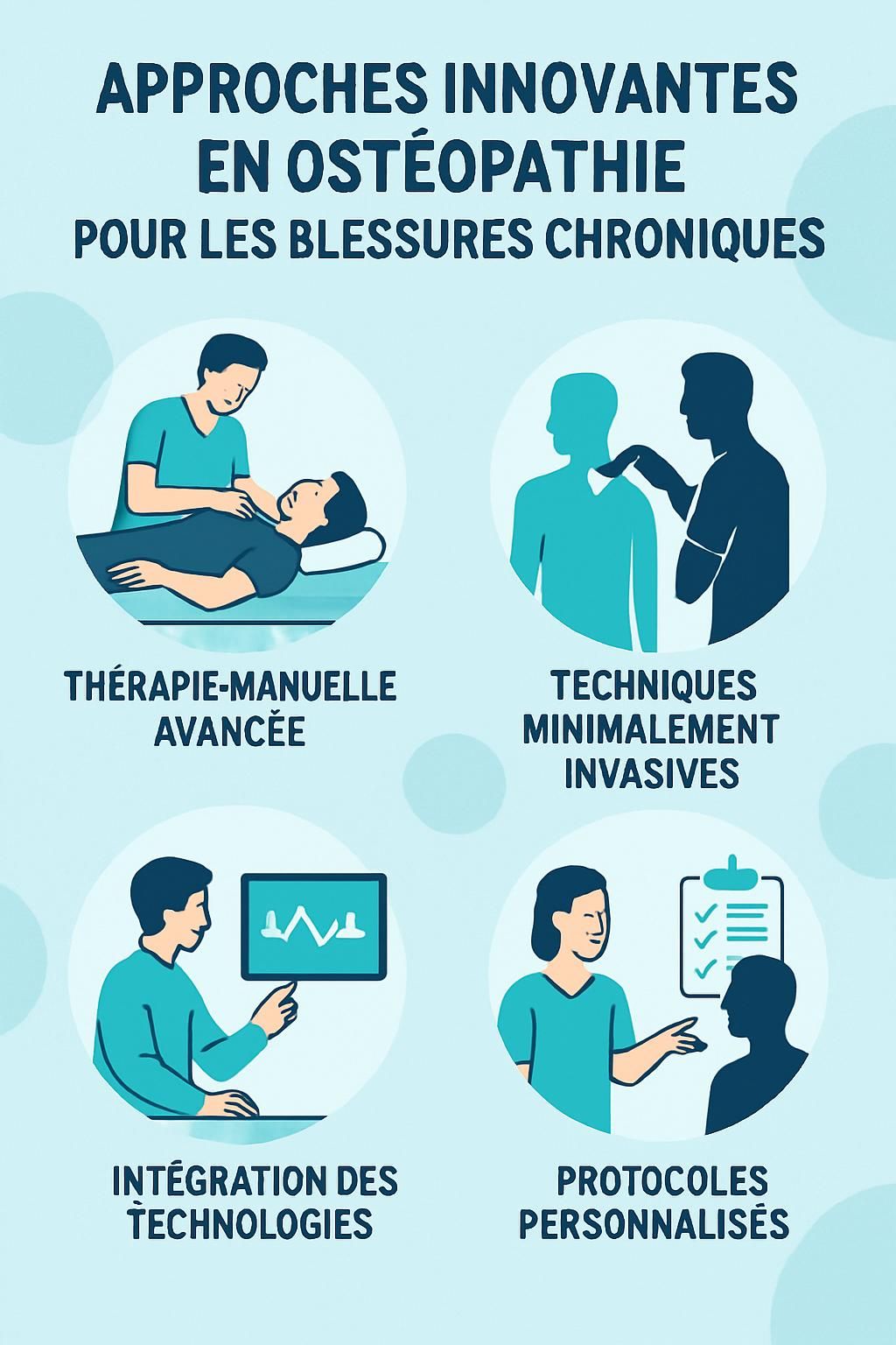 découvrez des approches innovantes en ostéopathie pour soulager efficacement les blessures chroniques et améliorer votre bien-être au quotidien.
