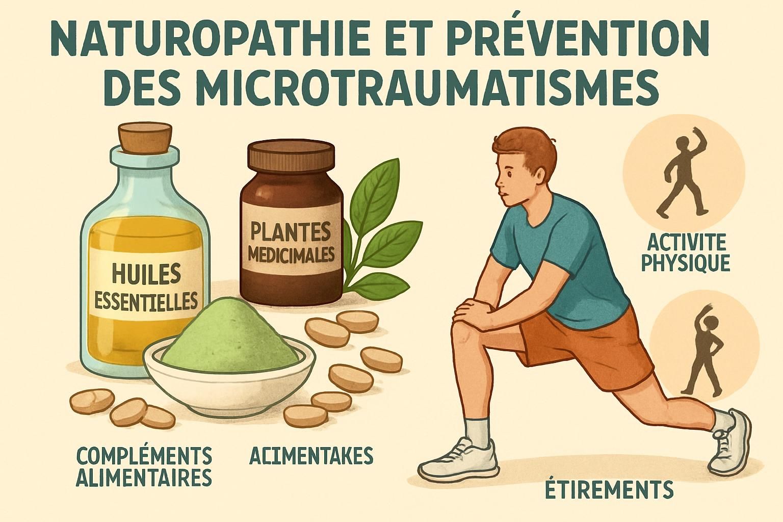 découvrez des approches personnalisées en naturopathie pour prévenir efficacement les microtraumatismes et améliorer votre bien-être au quotidien.
