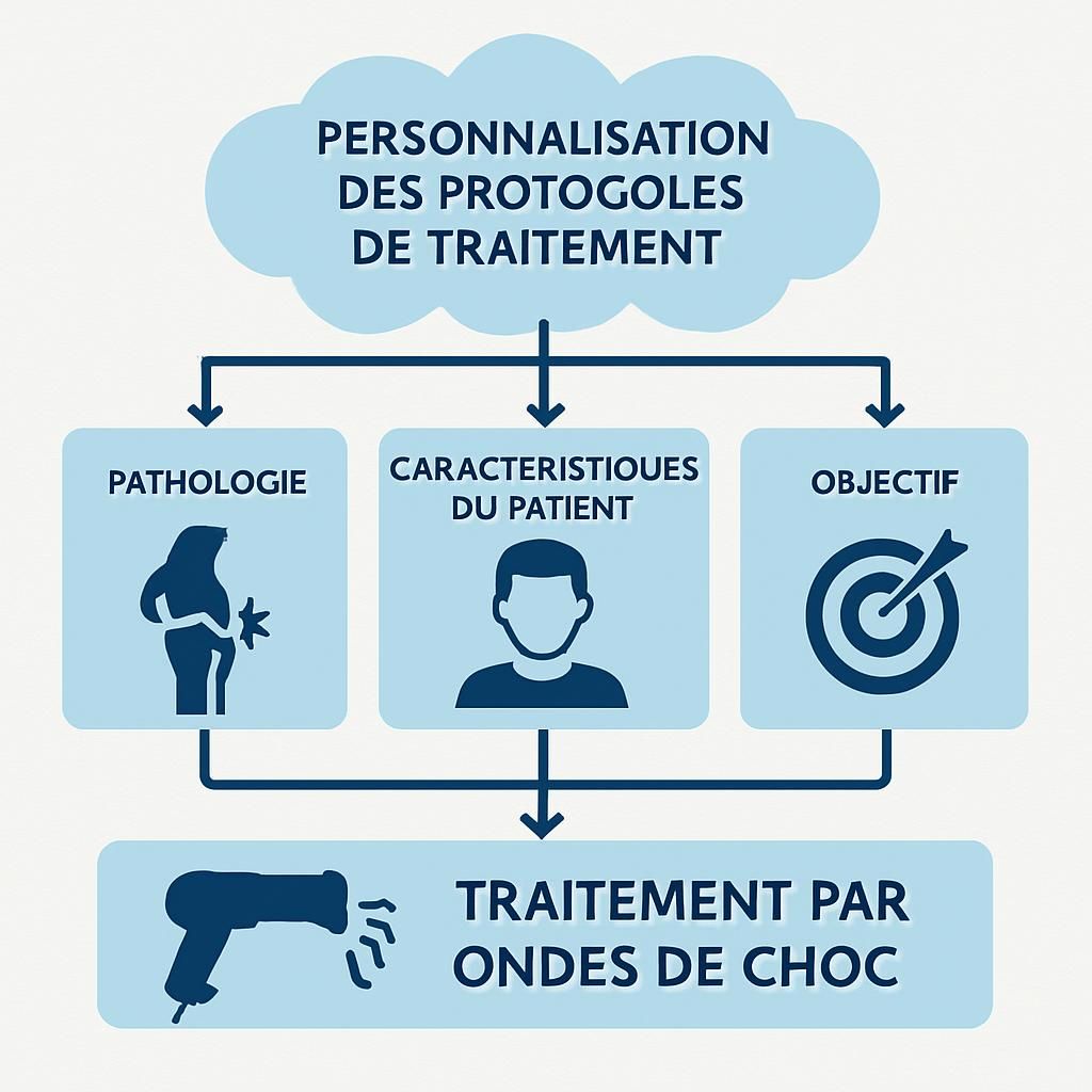 découvrez nos approches personnalisées en thérapie par onde de choc (shockwave) pour traiter efficacement les blessures aiguës et accélérer la guérison.