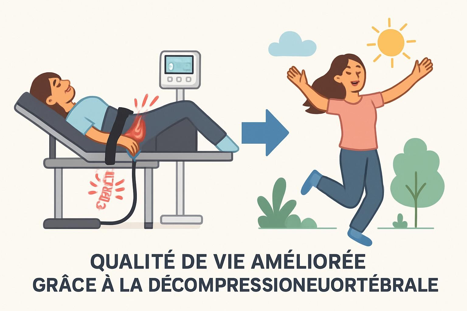 découvrez la décompression neurovertébrale, une méthode ciblée et efficace pour soulager les blessures de la colonne vertébrale et améliorer votre qualité de vie.