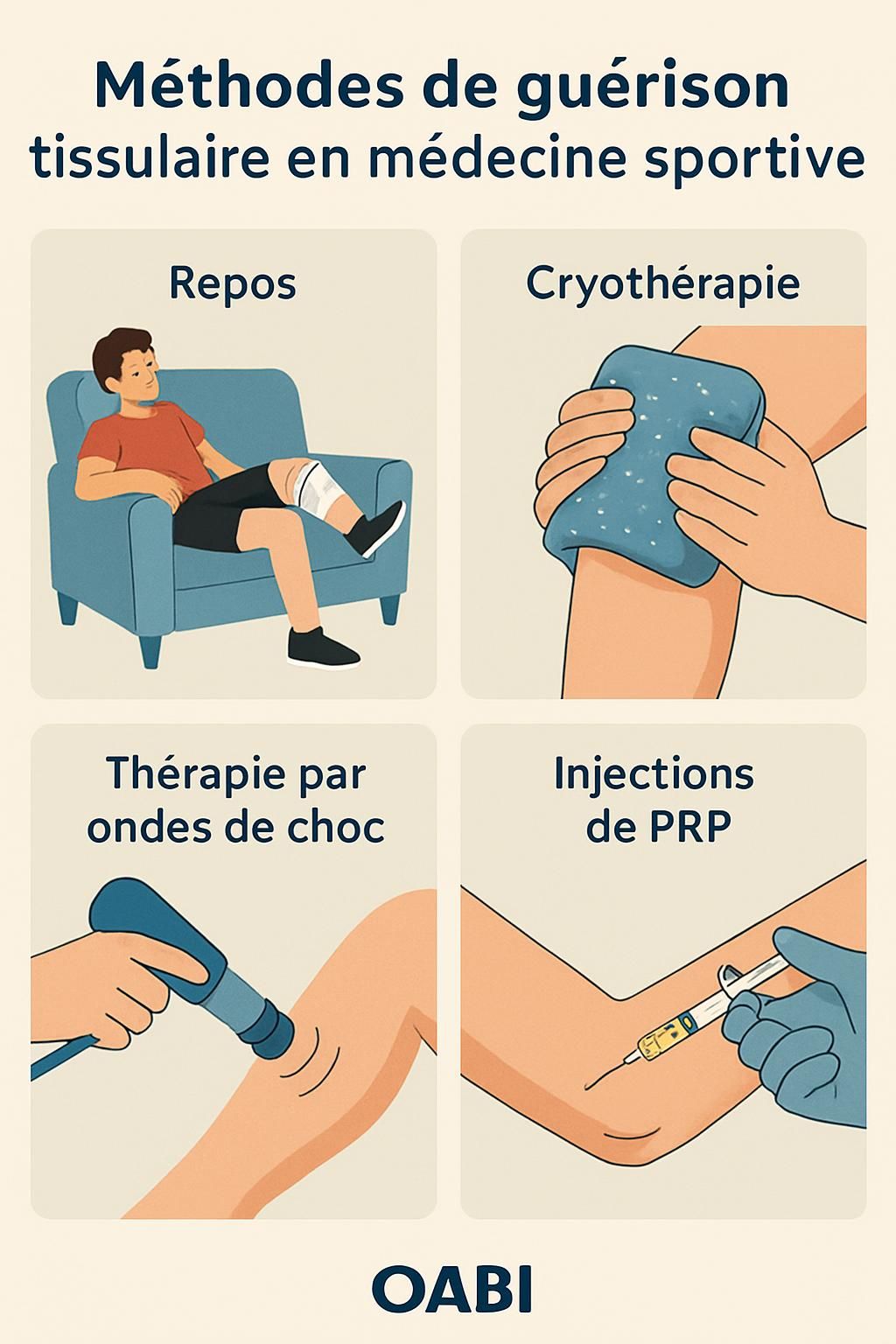 découvrez comment la médecine sportive favorise la stimulation des processus de guérison tissulaire pour optimiser la récupération et la performance des sportifs.