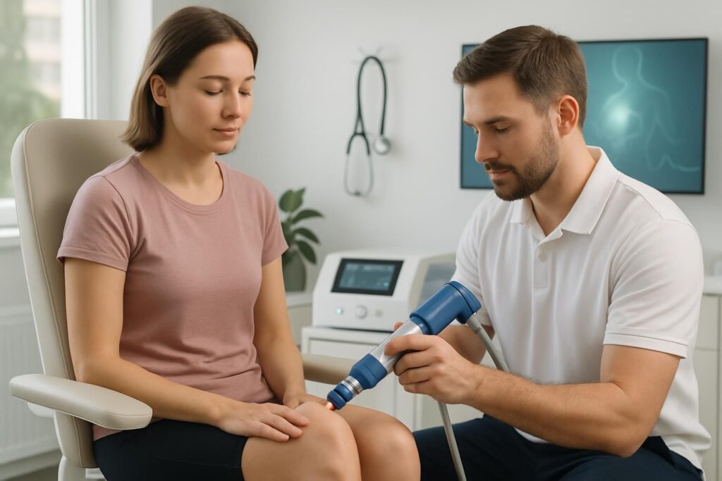 découvrez comment la thérapie par ondes de choc réduit efficacement la douleur et stimule la guérison naturelle pour un bien-être durable.